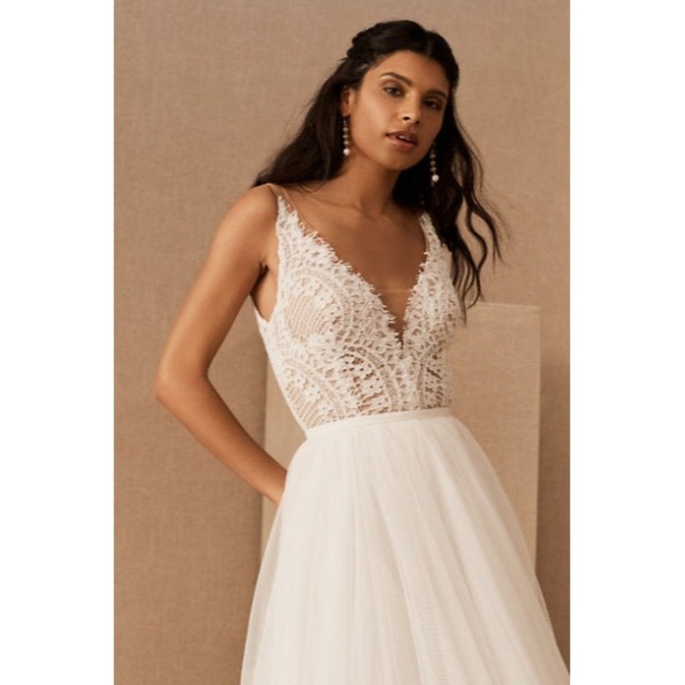BHLDN Watters Odelia Bodysuit Size 8 NEW